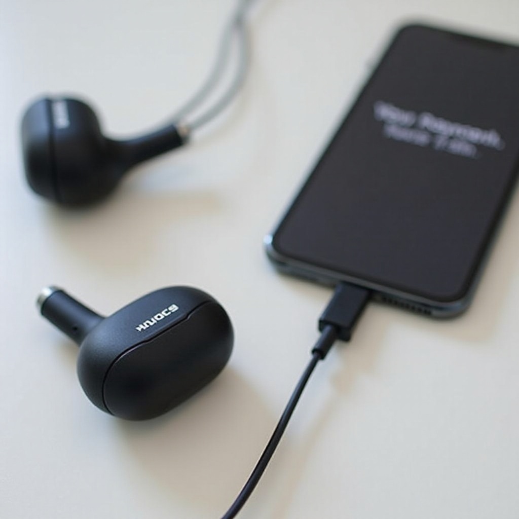 headphones only connect as handset